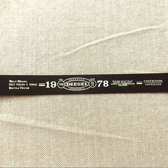 Diesel Poldo 4 Leather Belt - Picture 5 of 6